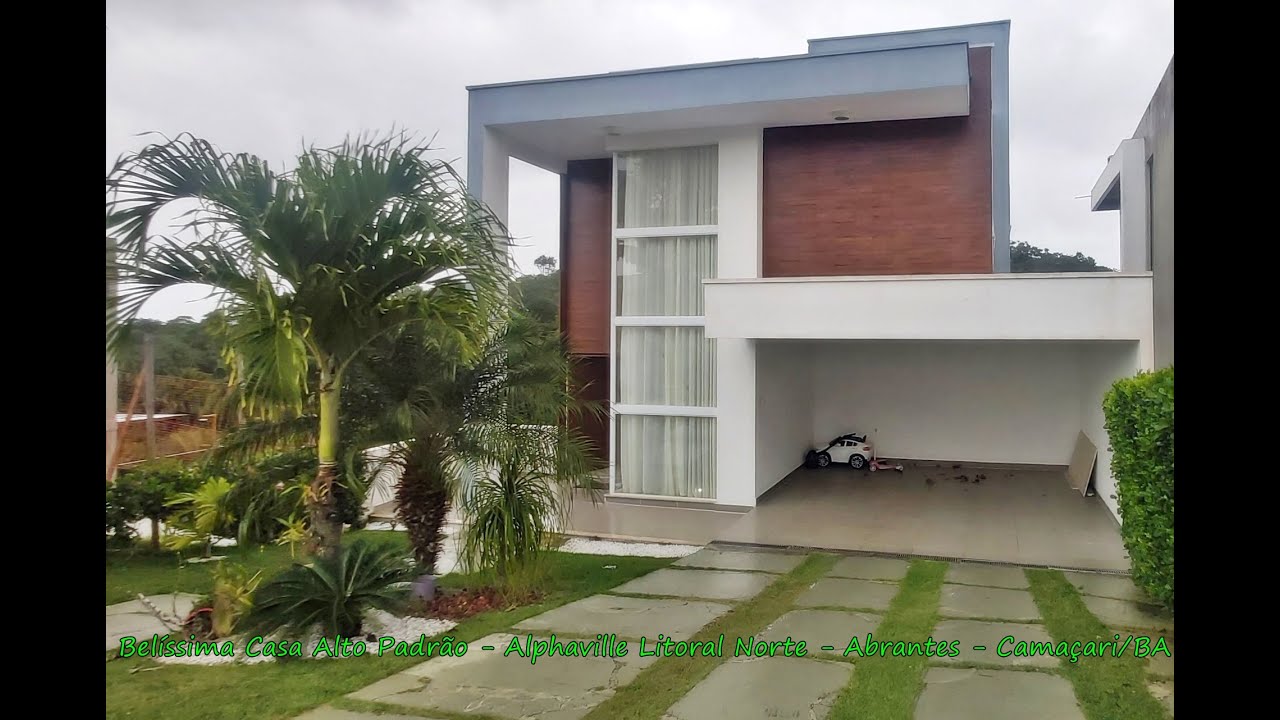 Casa Alto Padrão - Alphaville Litoral Norte - Abrantes - Camaçari/BA