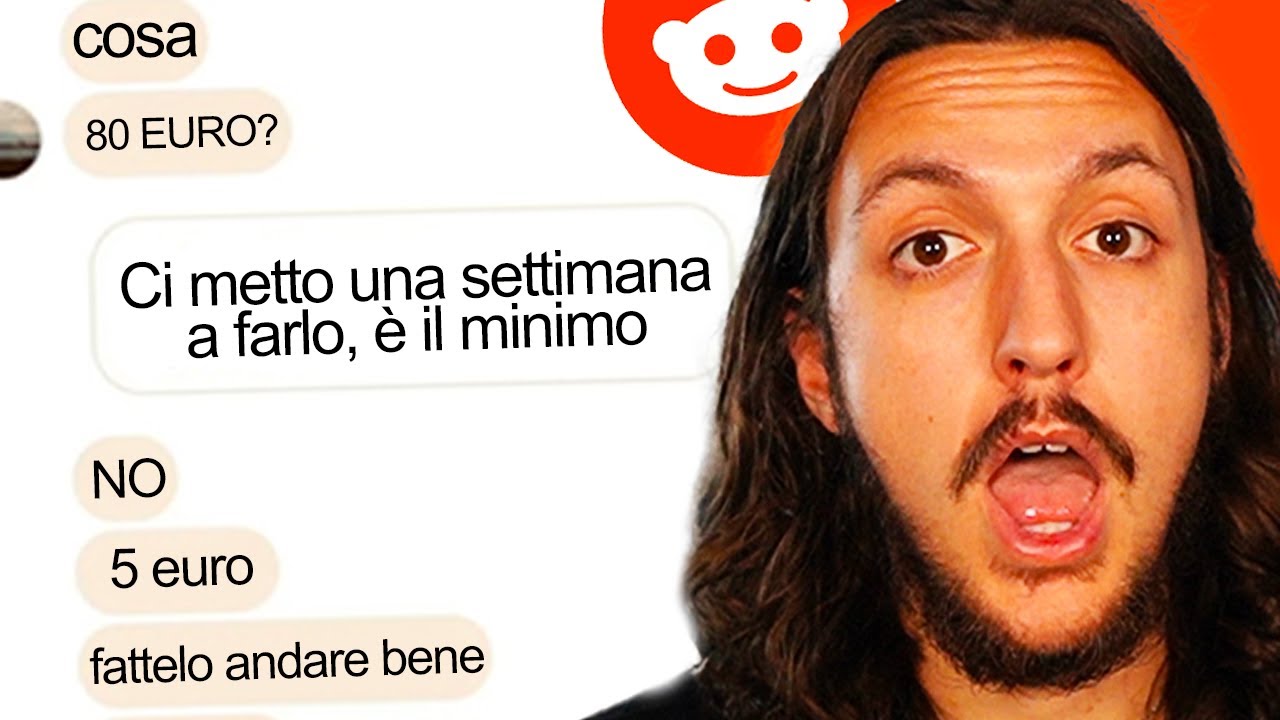 LAVORA PER ME GRATIS. SE NO TI DENUNCIO! - Reagisco ai Reddit