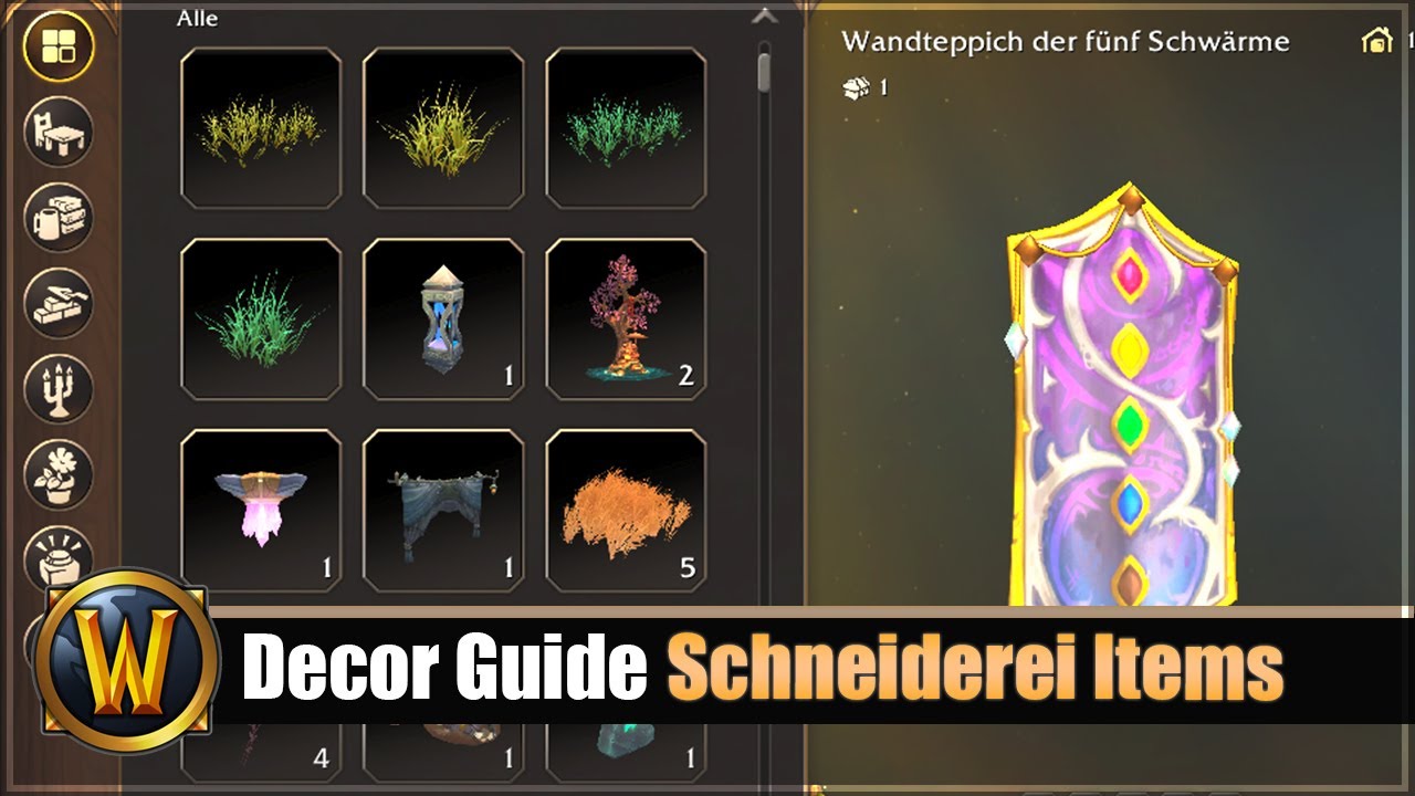 Housing Decor Guide #9: Alle Schneiderei Items + Item Übersicht