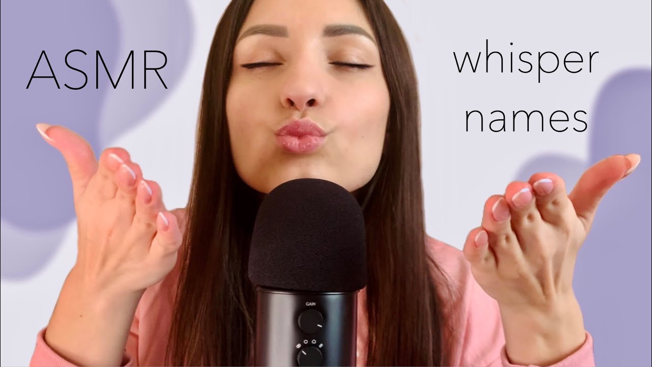 АСМР 💛 Ваші Прекрасні ІМЕНА / ШЕПІТ ❤️ ASMR Beautiful Ukrainian NAMES WHISPER Relax Video 耳語