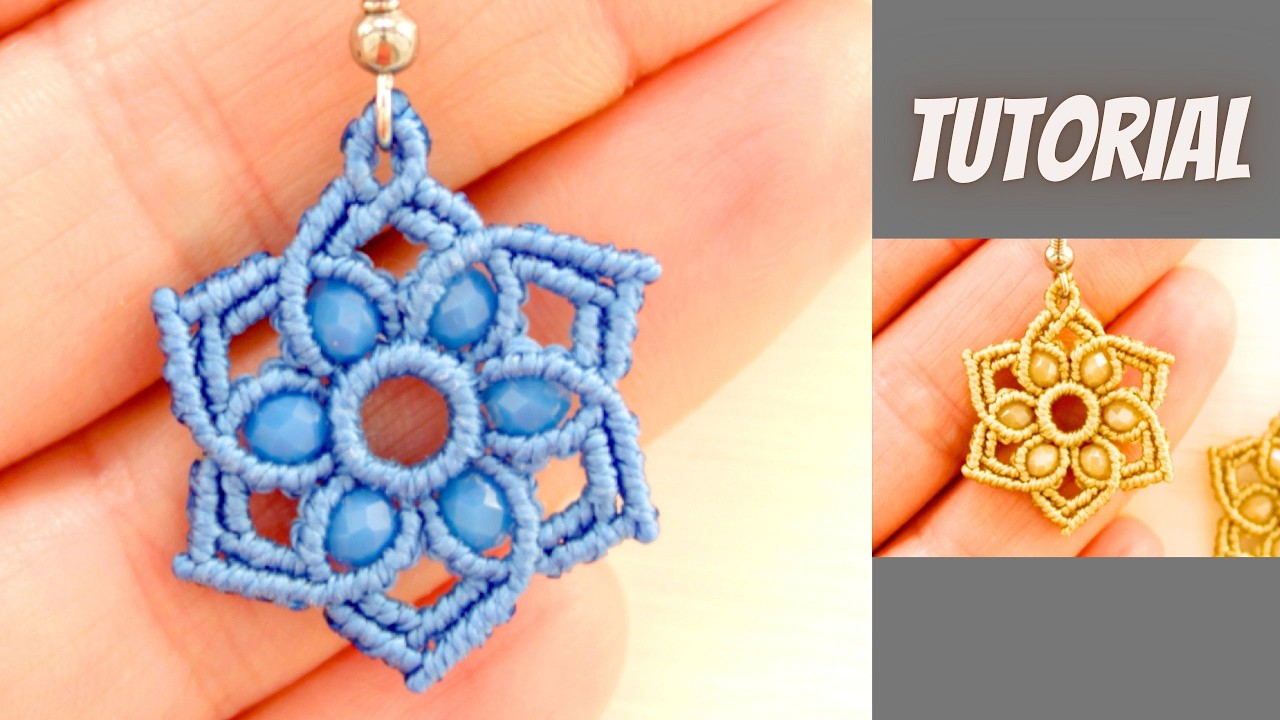 Micro Mandala Earrings Tutorial (Part I) – Easy & Elegant!