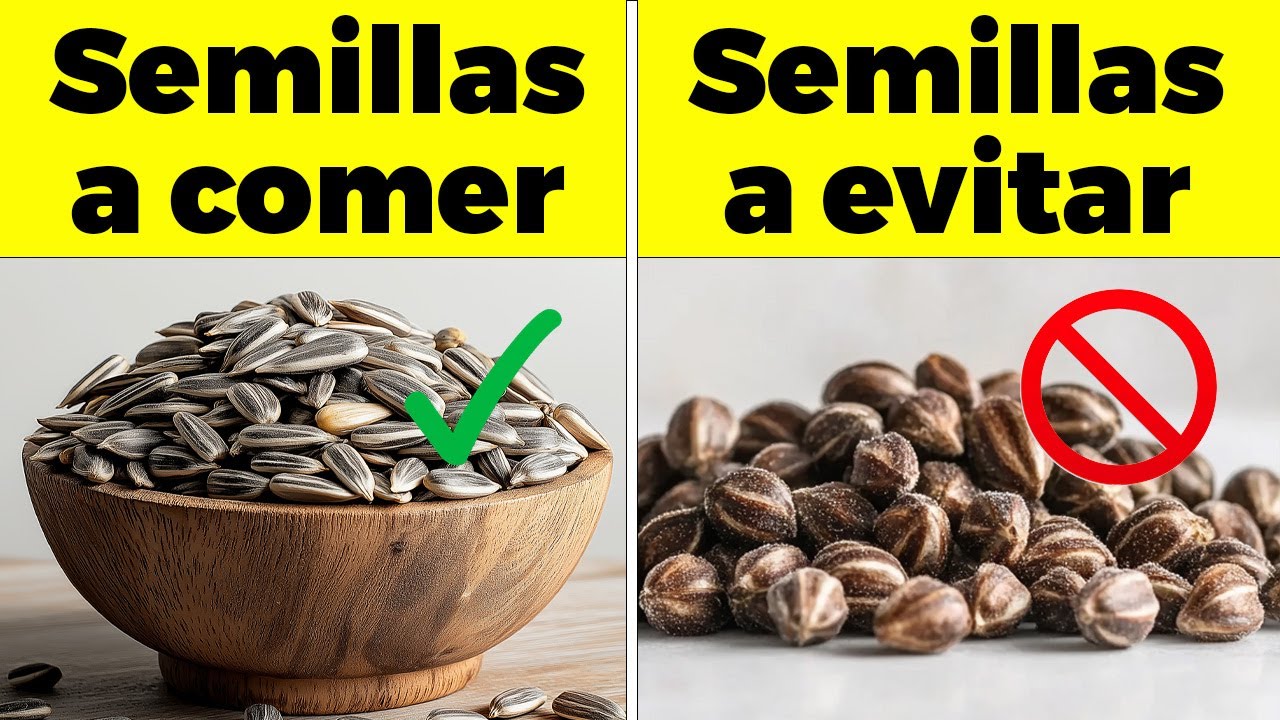 5 SEMILLAS que NUNCA Deberías Comer y 7 SEMILLAS PERFECTAS