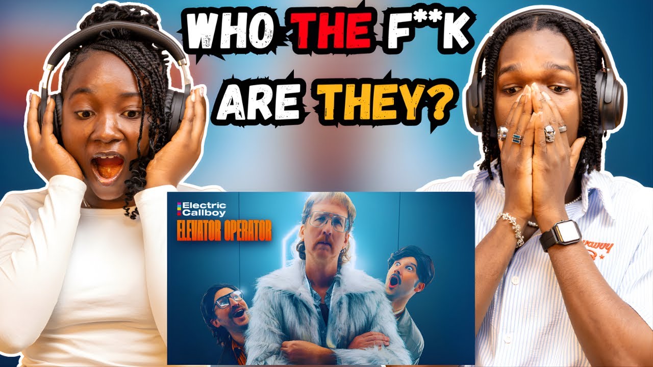 Who The F**k Are They? Our First Time Hearing Electric Callboy - ELEVATOR OPERATOR - REACTION! 