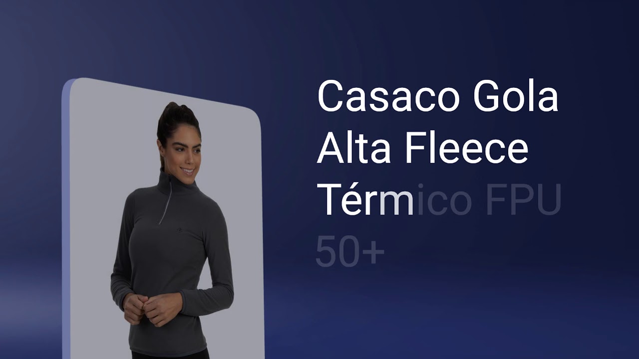 Roupas T&eacute;rmicas para dias frios com Prote&ccedil;&atilde;o UV FPU 50+, tecido tecnol&oacute;gico que mant&eacute;m voc&ecirc; aquecido