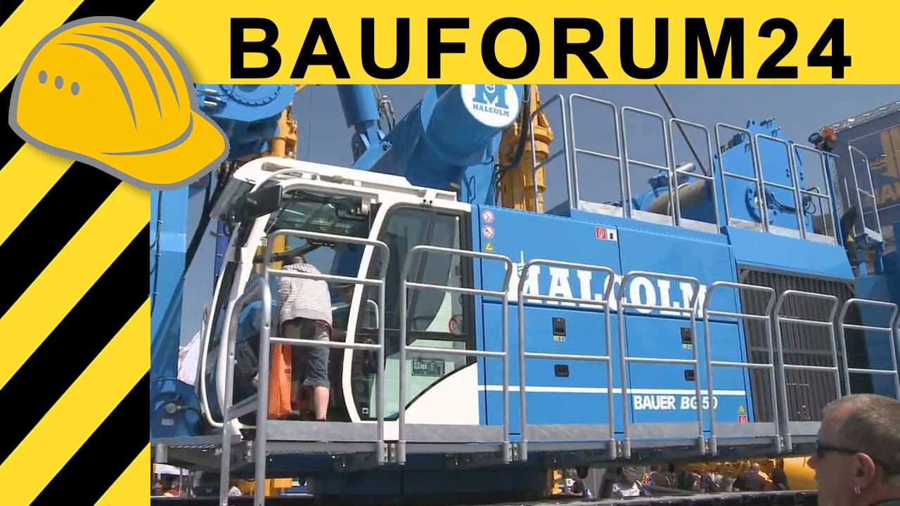 Bauer Großdrehbohrgerät BG 50 - bauma