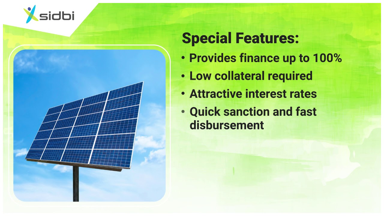 SIDBI Term Loan Assistance for Rooftop Solar PV Plants (STAR) Scheme