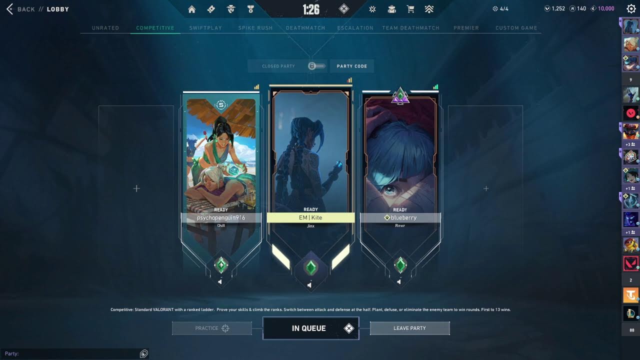 rankeds asc