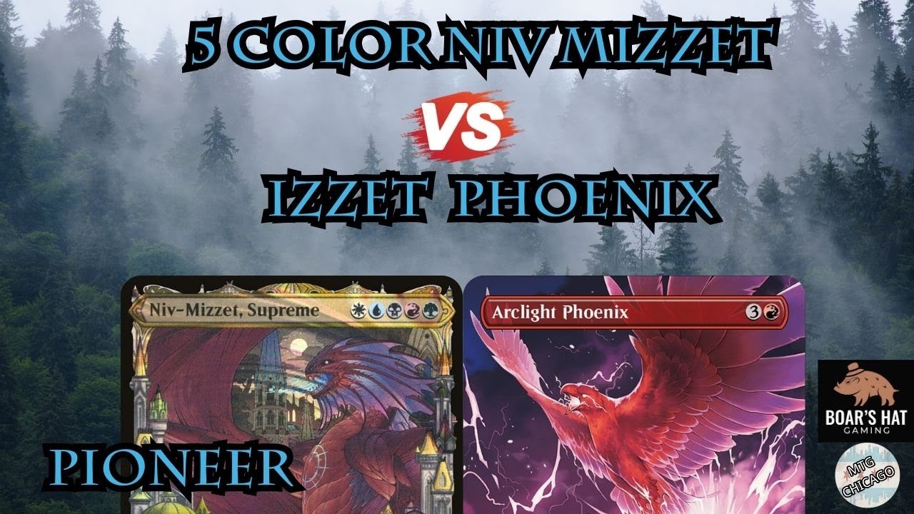 5 Color Niv Mizzet VS Izzet Phoenix [MTG Pioneer]