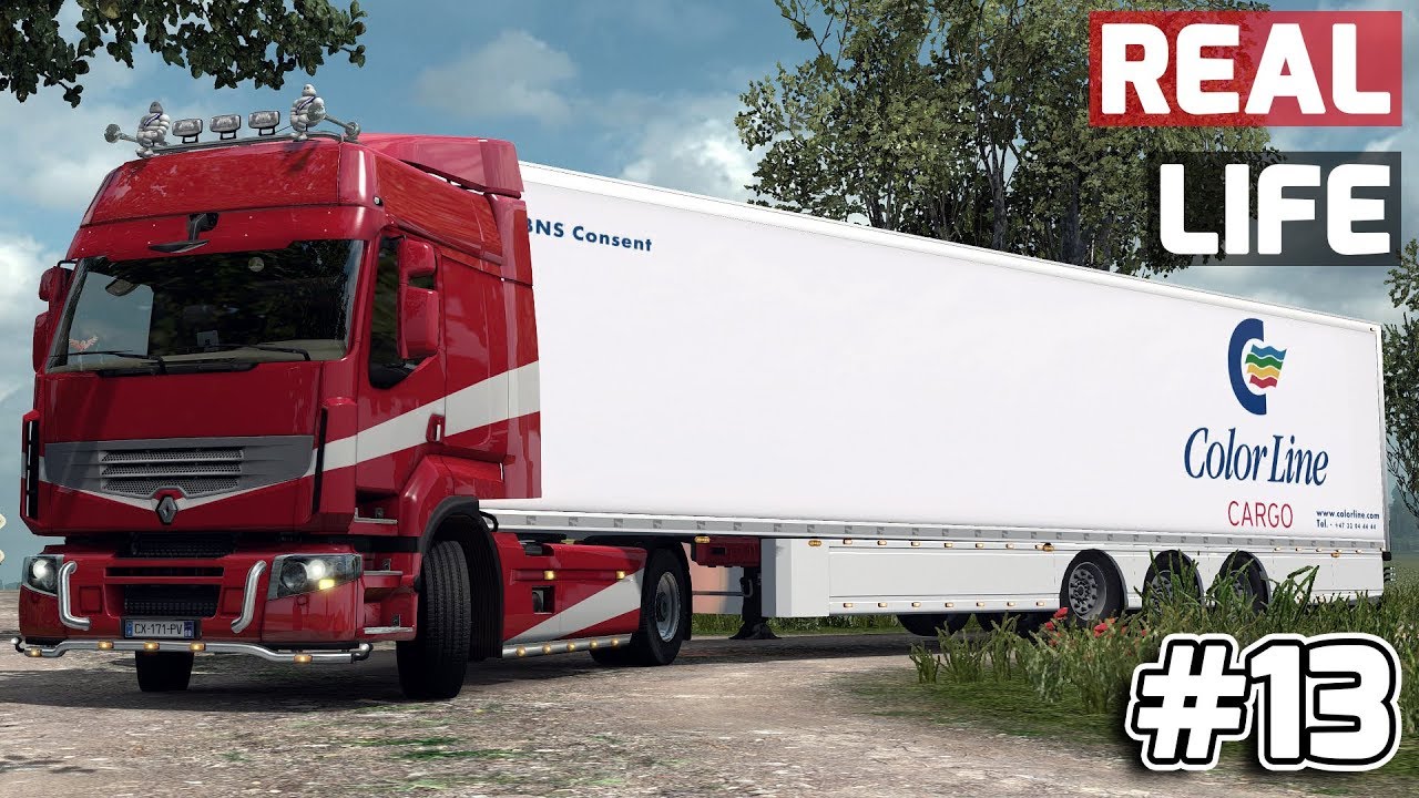 Euro Truck Simulator 2 | Premium Real Engine Sound // Real Life #13 !!