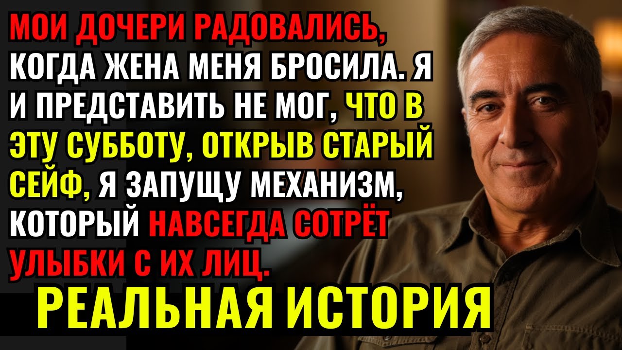 Мои дочери радовались, что жена меня бросила,но открыв старый сейф я навсегда сотру улыбку с их лиц