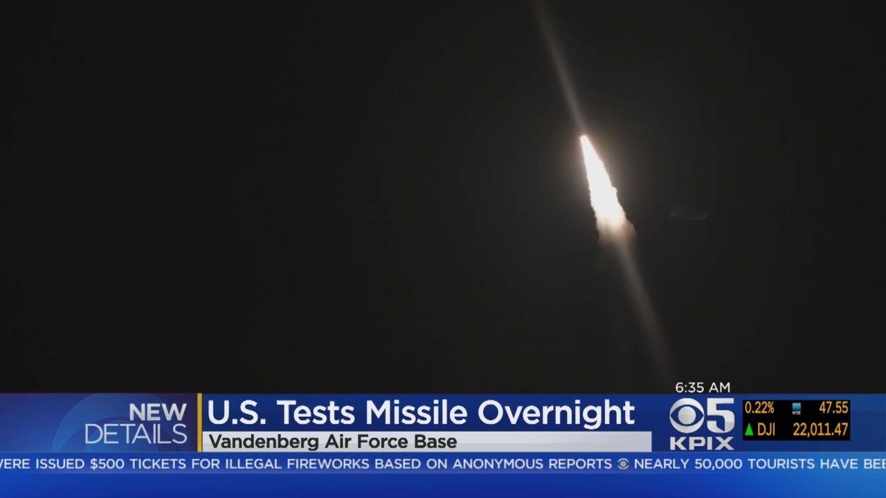 Test Missile Launched From Vandenberg AFB Amid North Korea Tensions