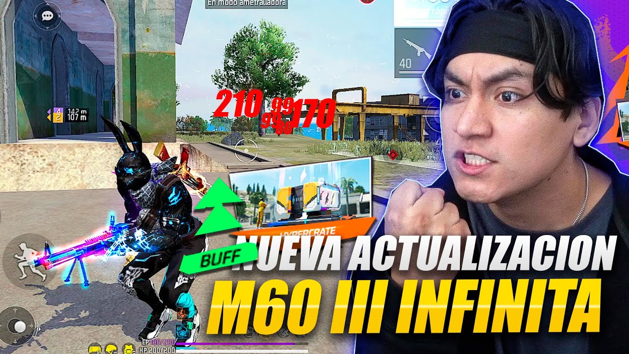 EL TERROR del NUEVO PODER con LA M60-III INFINITA en LA ACTUALIZACIÓN ☠🔥 Free Fire MAX