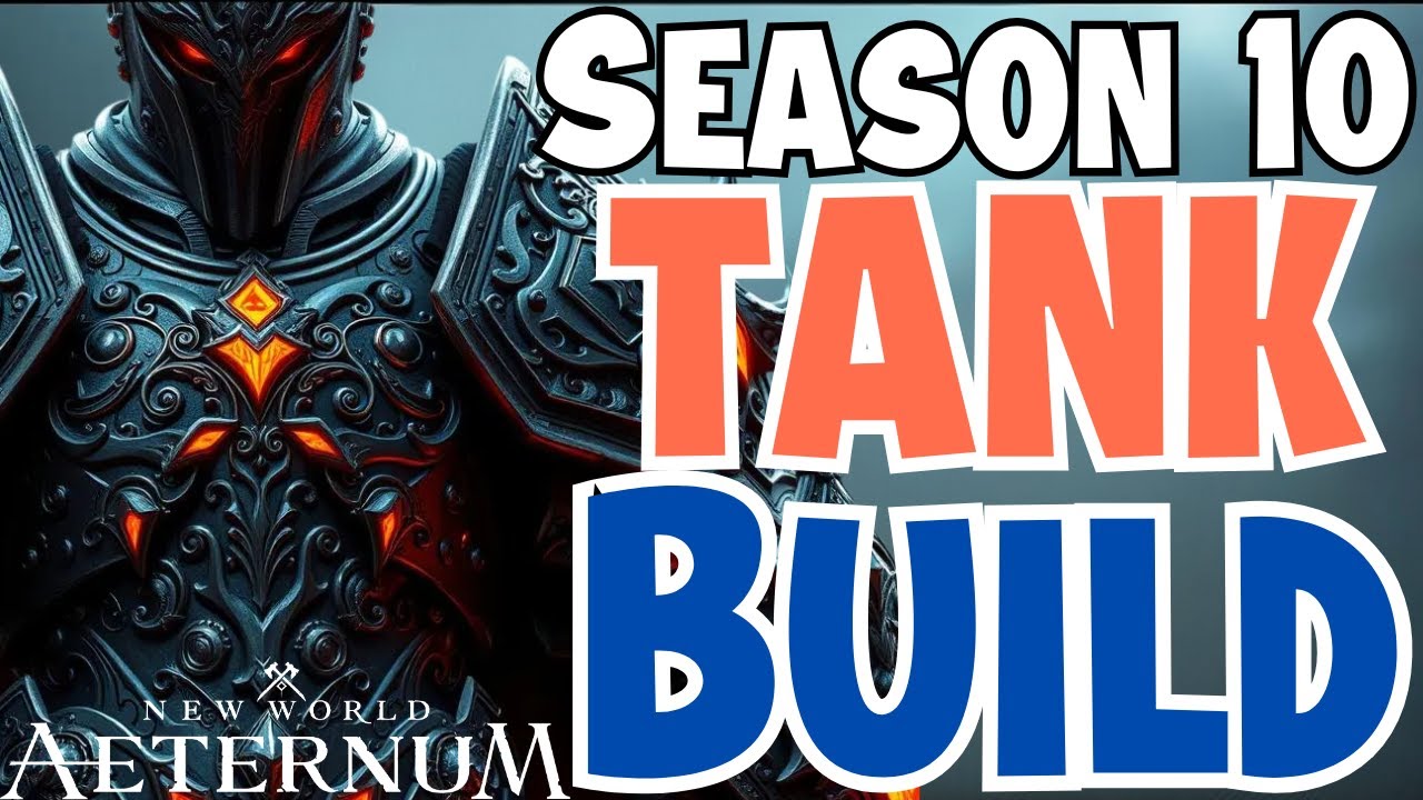 🔥Новый мировой танк Aeternum, сезон 10 | Цеп + меч и щит PVE 🔰