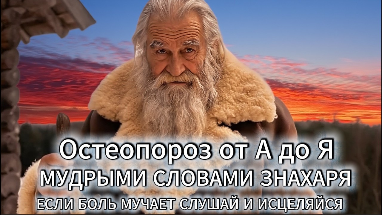 ОСТЕОПОРОЗ от А до Я! Если Боли в ногах и разрушаются кости, после 60-70 лет