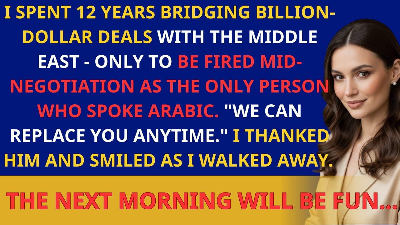 THE ONLY ARABIC-SPEAKING ASSISTANT DIRECTOR WAS FIRED MID-DEAL—THE $2.5B DEAL COLLAPSED THE NEXT DAY