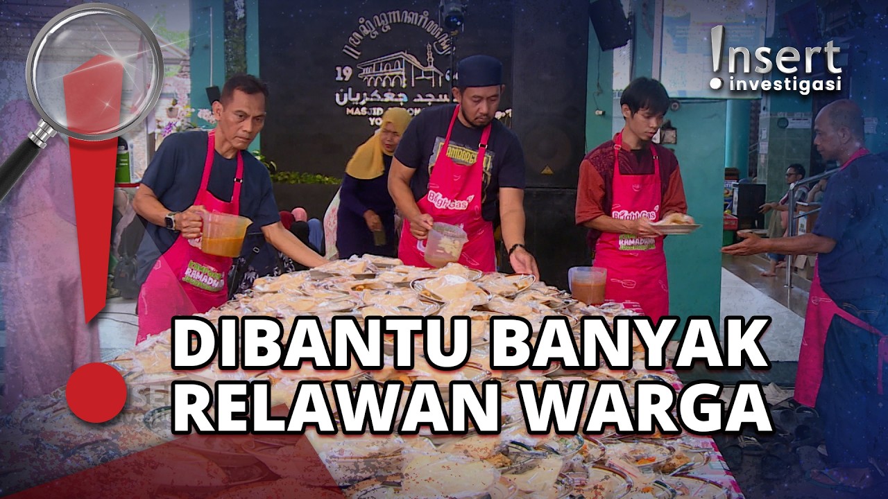 Intip Sibuknya Proses Masak 4.000 Takjil di Masjid Jogokariyan Yogyakarta