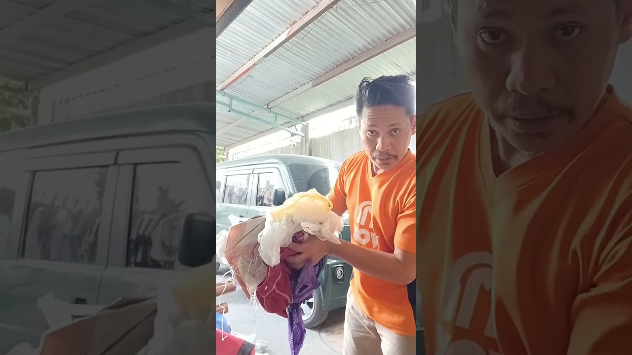 Gagawa tayo ng punching bag  mga idol  para mag insayo tayo