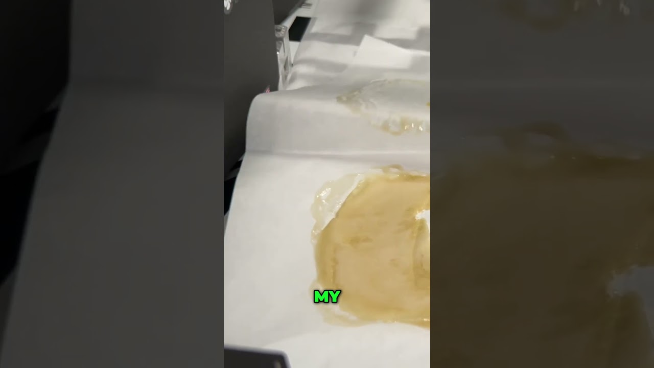 Butter Consistency: See Golden Rosin Transformation #shorts