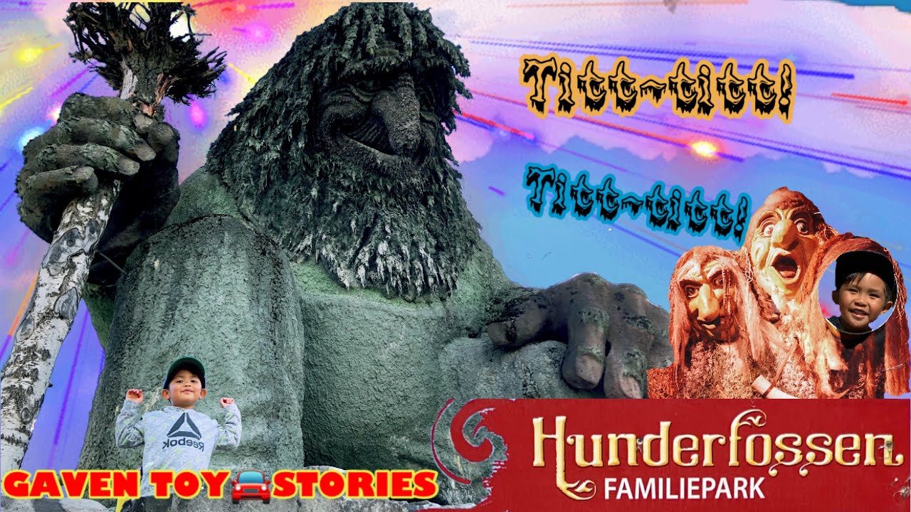 Hunderfossen Theme Park Ride in Lillehammer, Norway | Gaven Toy🚘Stories