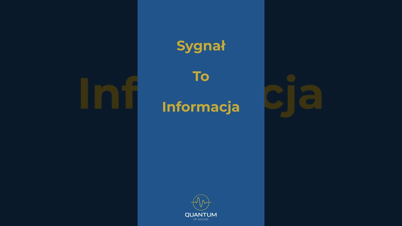 Sygnał To Informacja