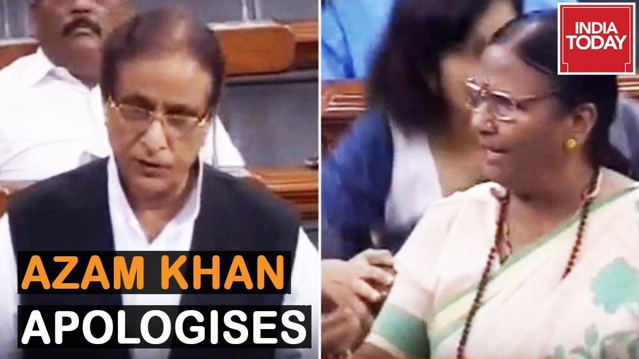 Azam Khan & Akhilesh Yadav Meet Speaker, Azam Khan Apologises To Rama Devi | Live