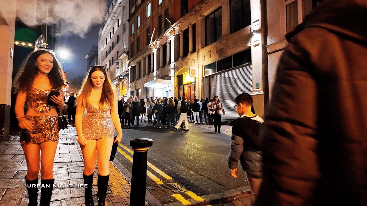 Birmingham Girls After Dark 4K | UK Urban Nightlife 2025 HDR(Part 2)