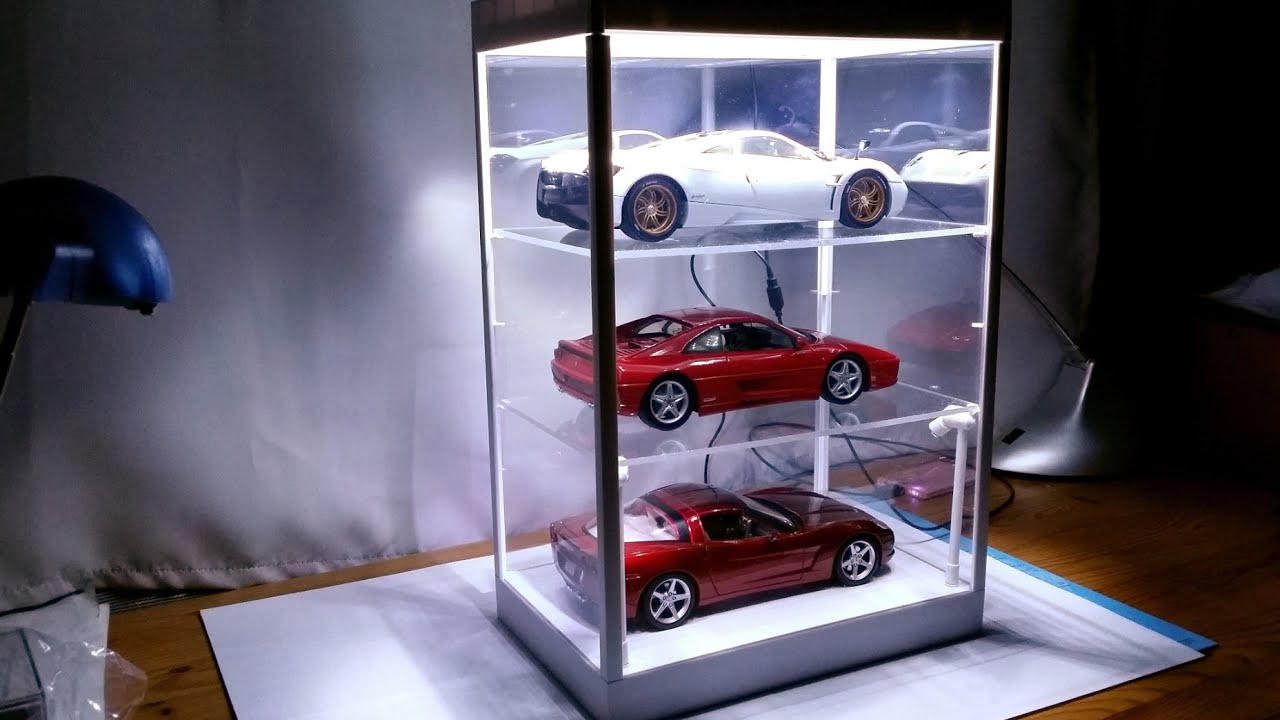 How to Build a 1/18 LED Illuminated Display Cabinet by Triple9