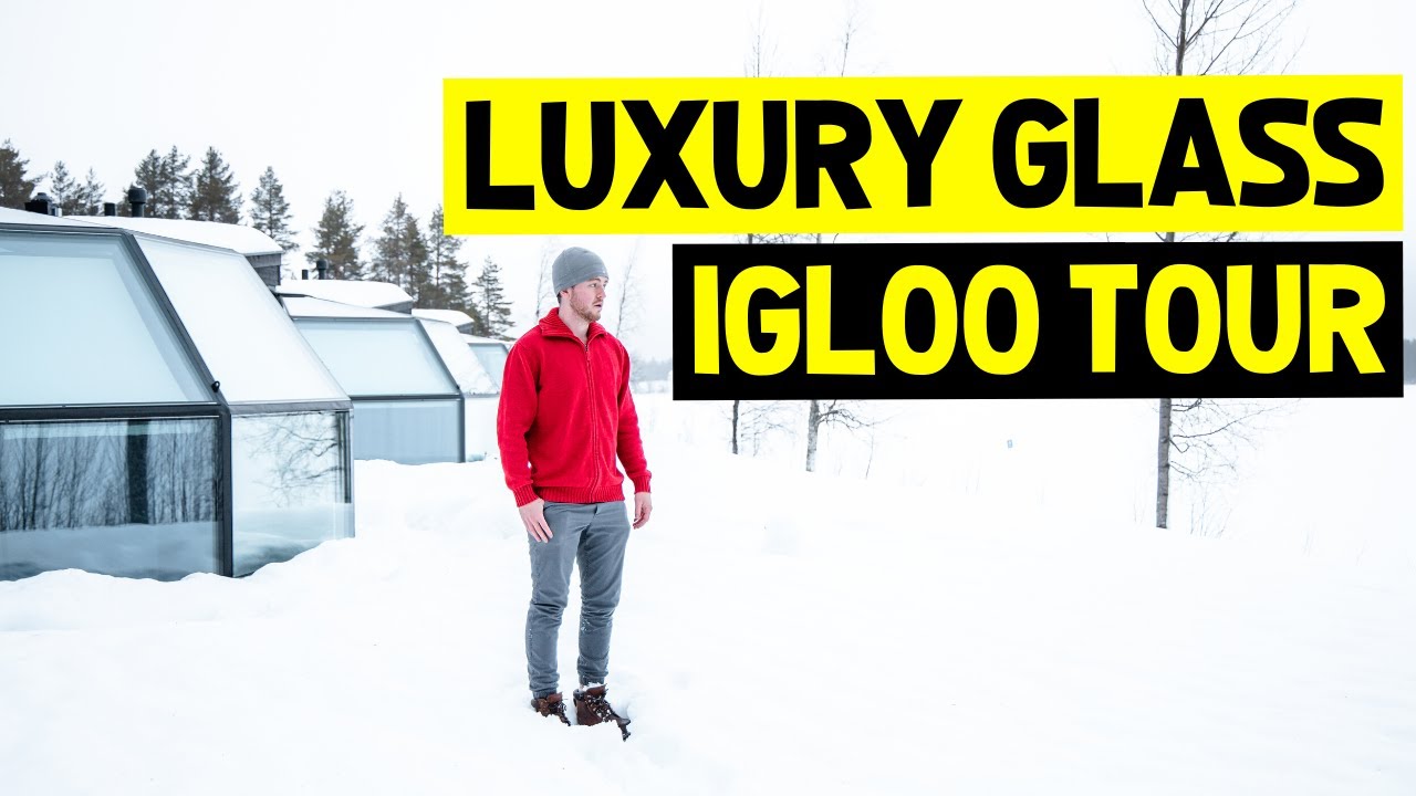 LUXURY GLASS IGLOO TOUR IN FINLAND! (Dog Sleds, Ice Swimming & more)