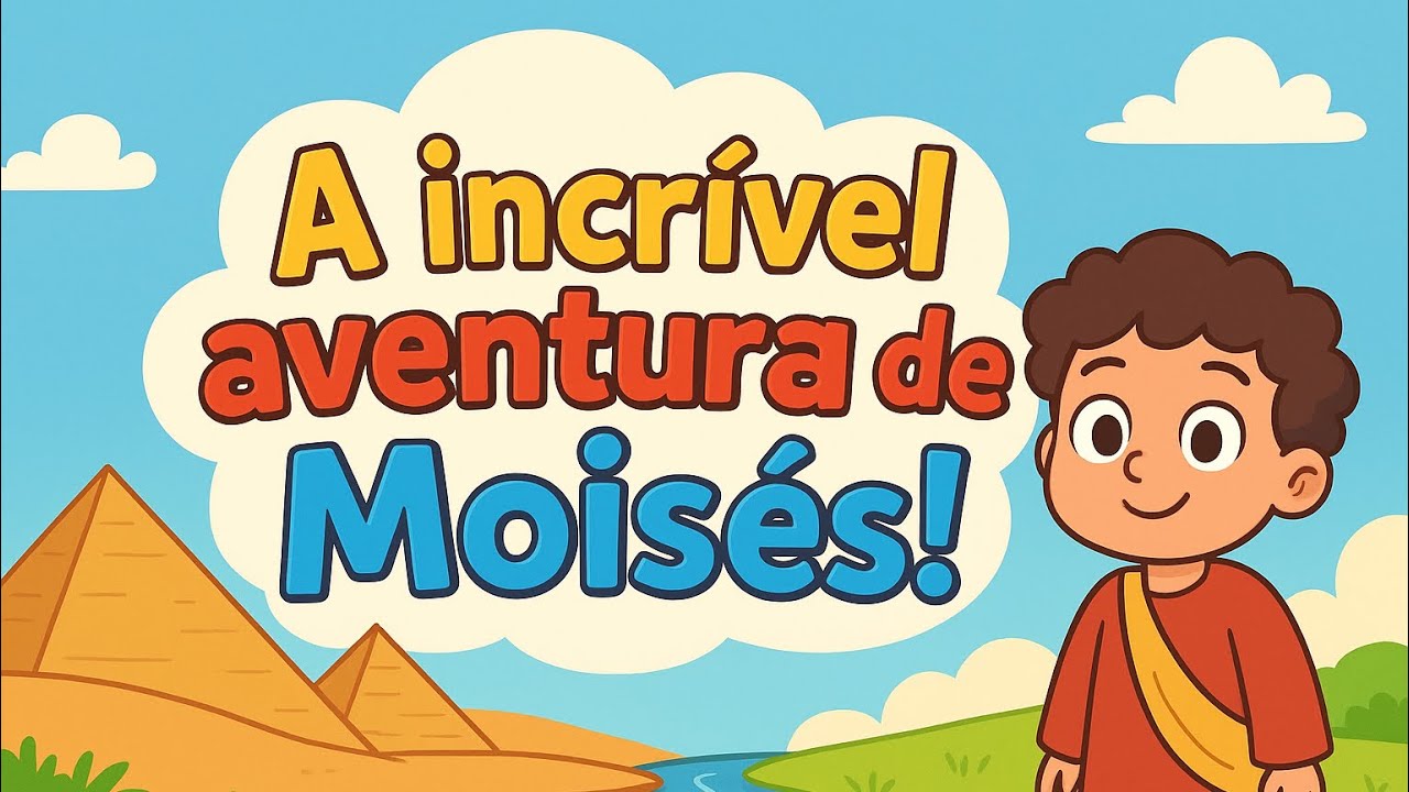 A História de Moisés para Crianças | O Mar Vermelho e os 10 Mandamentos