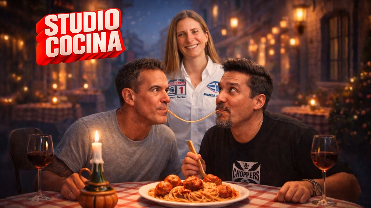 ADRIANA TUDELA SE SUBE AL TREN 🚆 Fideos con Albóndigas I Studio Cocina