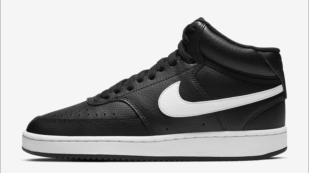 Kicking it OLD SCHOOL in the Nike Court Vision Mid