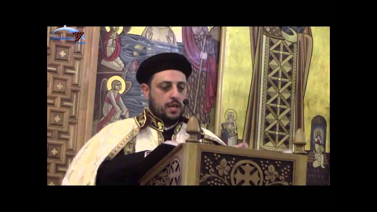أول عظة للقس مكاريوس سامي في عشية أستقباله بالكنيسة