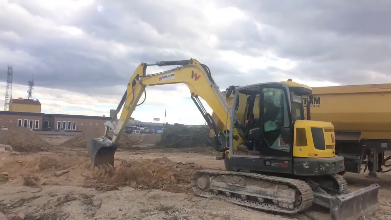 Wacker Neuson ET90 Ekskavatörle Man Tıra Hafriyat Yüklüyoruz // Wacker Neuson ET90 and Man Trucks
