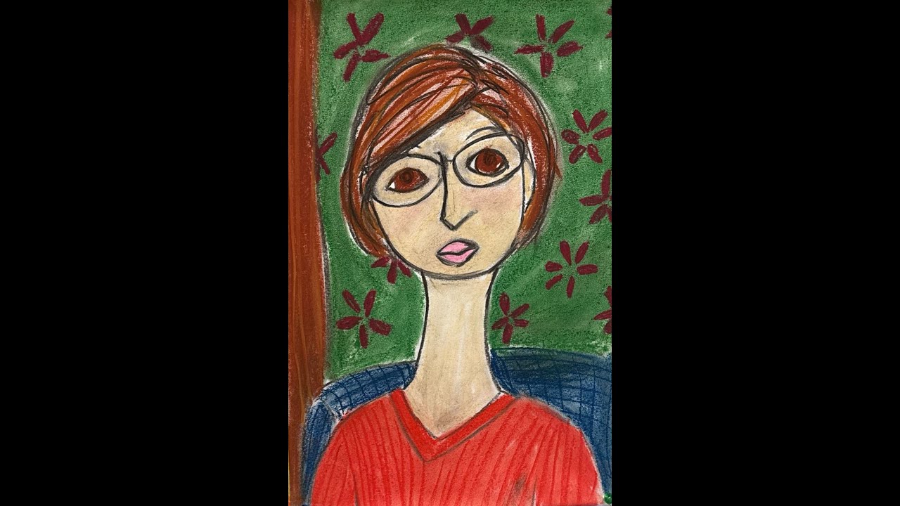 Modigliani Chalk Portait