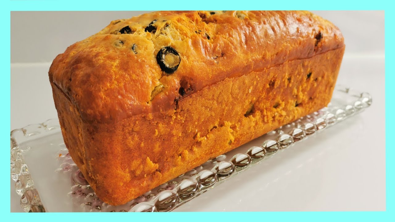 Cake au chorizo et aux olives / Chorizo and olive cake