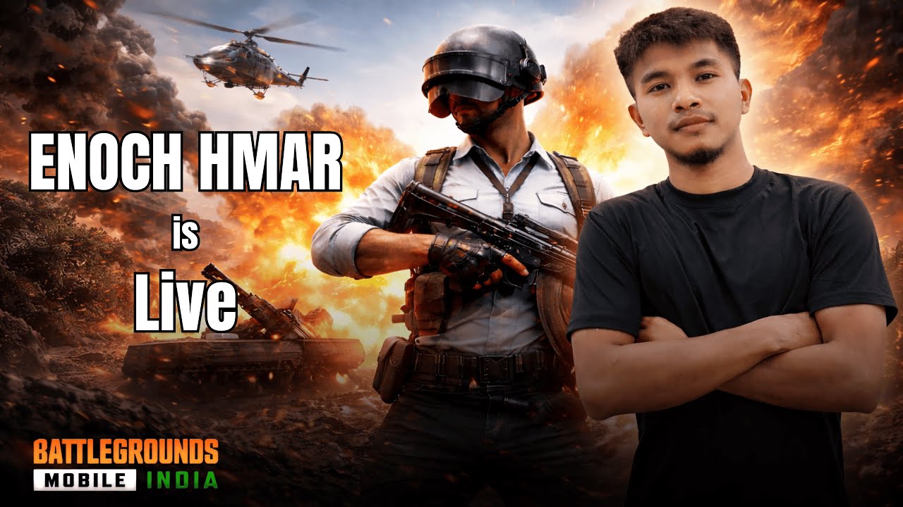 Enoch Hmar BGMI Live Stream |Scrims &  Conqueror Push #Enoch Hmar YT
