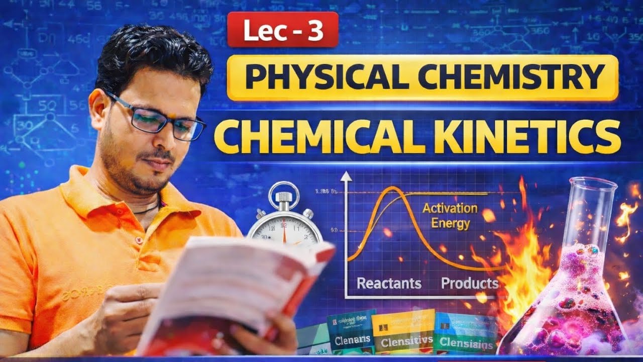 Chemical Kinetics Lec-3 ,Increase Temperature by 10°C → Reaction Rate Doubles! | JEE NEET | Boards