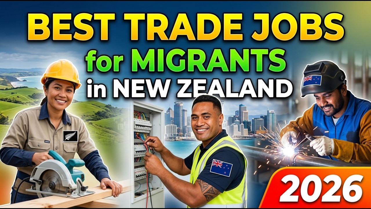 🇳🇿 Лучшие рабочие места в Новой Зеландии в 2026 году | Самые быстрые пути получения вида на жител...