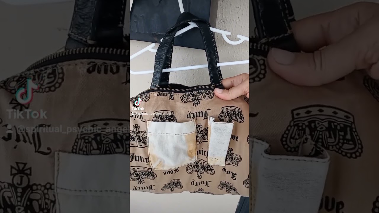 Cleaning and Restoring an Authentic Juicy Couture bag 10/14/23 follow the channel for more videos