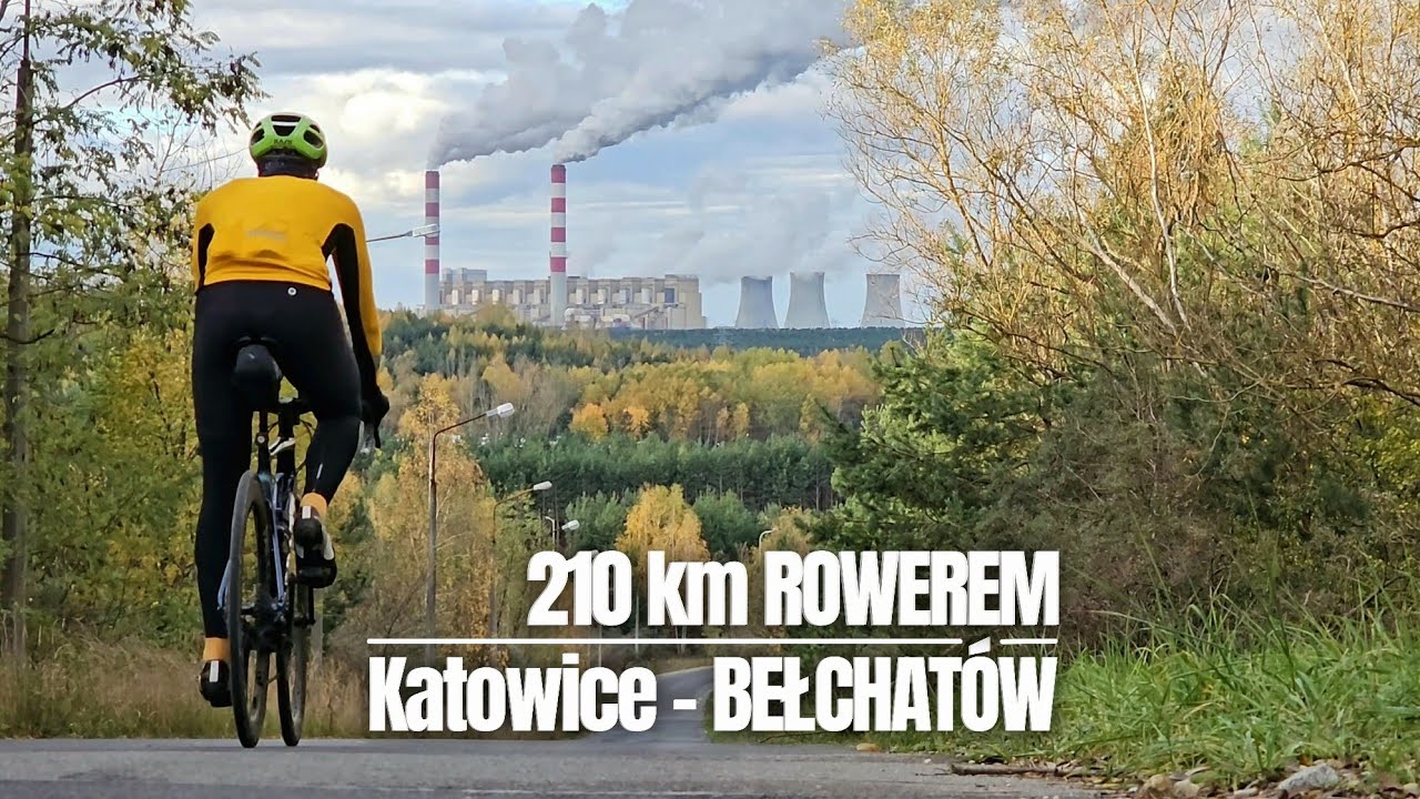210 km ROWEREM z Katowic do BEŁCHATOWA. NAJWYŻSZY szczyt Płaskopolski i NAJWIĘKSZA dziura w POLSCE.