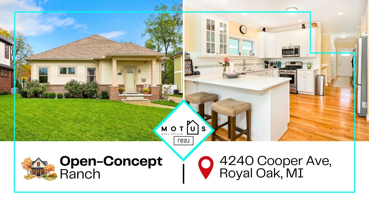 🏡 Open-Concept Ranch SOLD | 4240 COOPER Avenue, Royal Oak, MI 48073