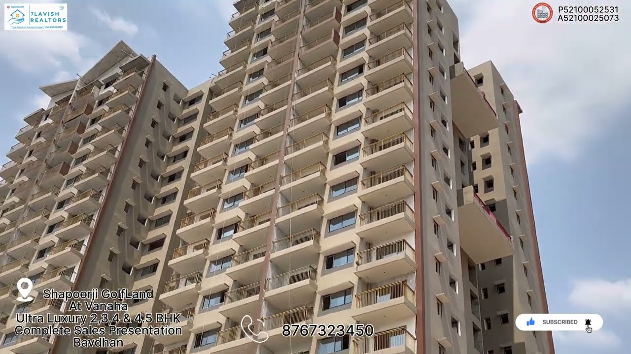 Pune Bavdhan Starting 1.41Cr Duplexes & Townhouses By Shapoorji GolfLand Complete Sales Presentation