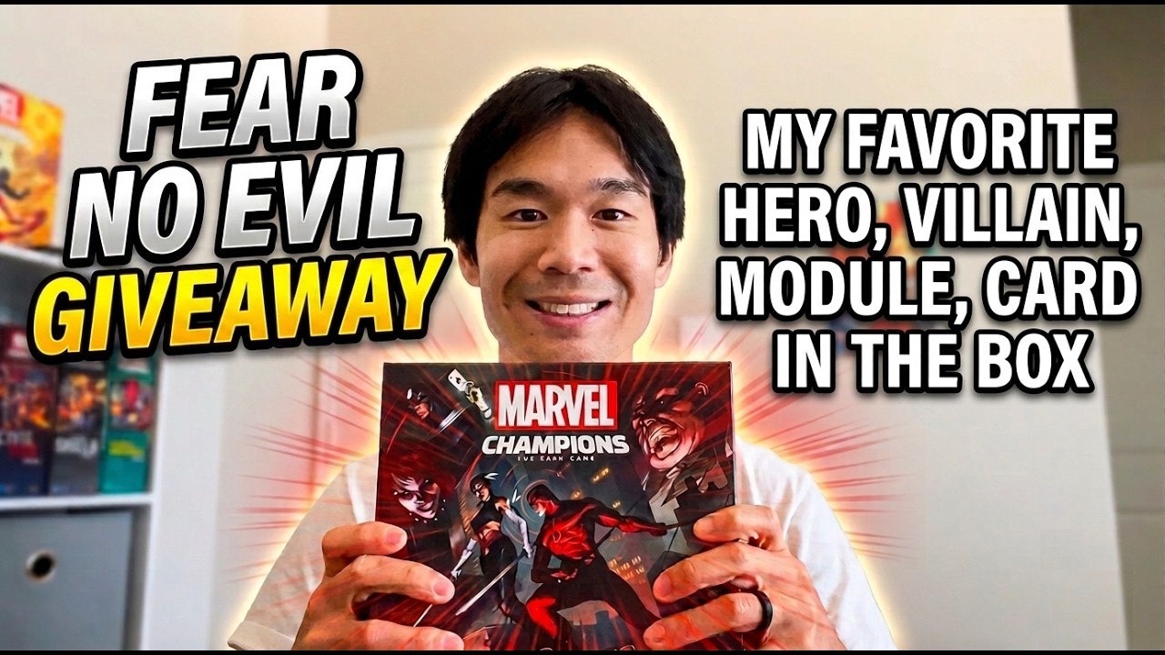 My Favorite Hero, Villain, Module, Card in Fear No Evil & GIVEAWAY Announcement | Marvel Champions