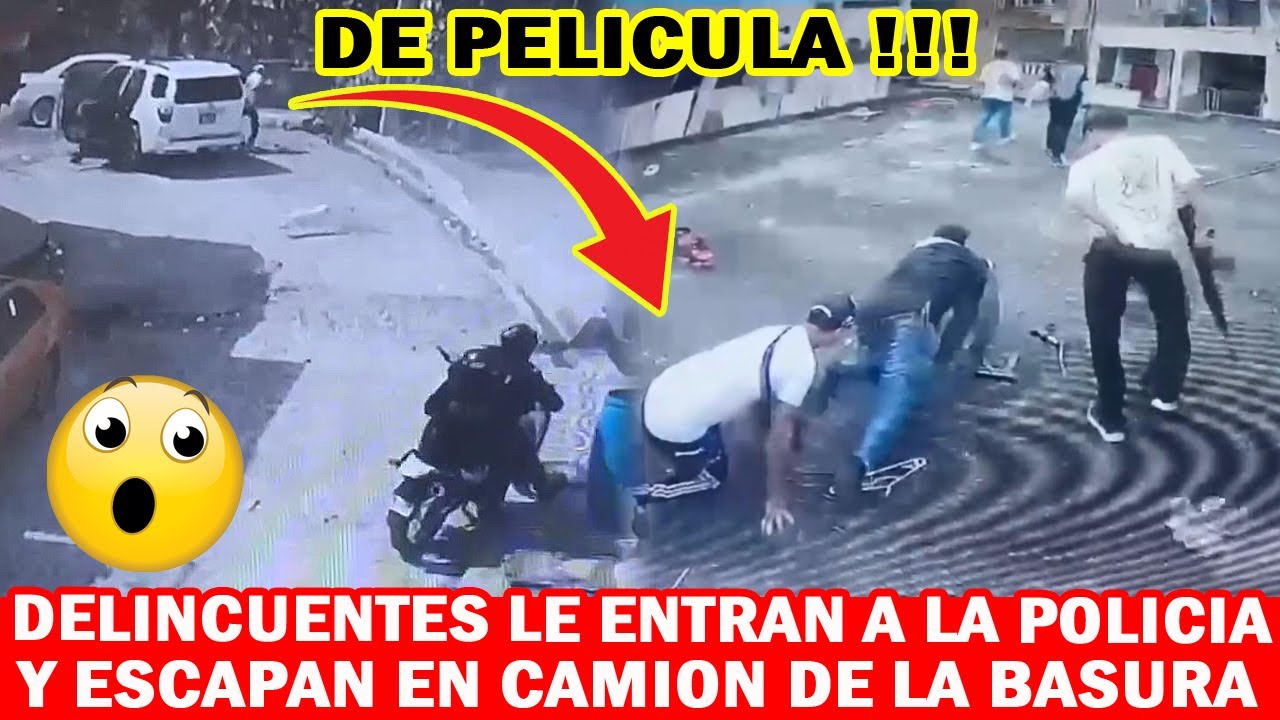 😱COMO SI FUERA UNA PELICULA DE HOLLYWOOD!! ANTIS0CIALES LE ENTRAN A LA POLICIA Y SE LE VAN EN CAMION