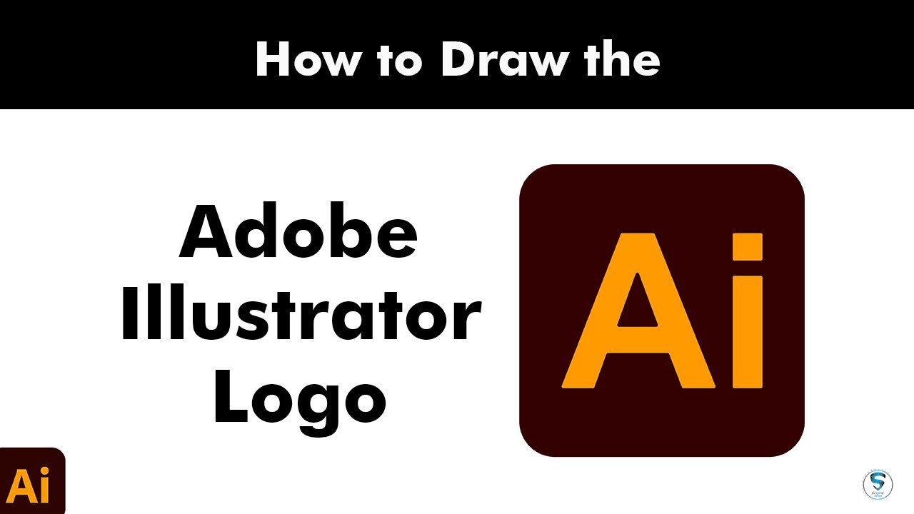How to draw the Adobe Illustrator Logo in Adobe Illustrator | logo design | S Graphic Design