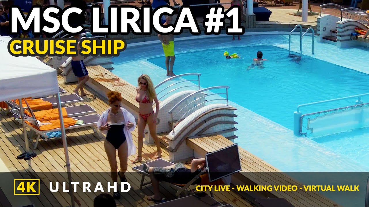 MSC Lirica - Площадка у бассейна, Развлечения и развлечения