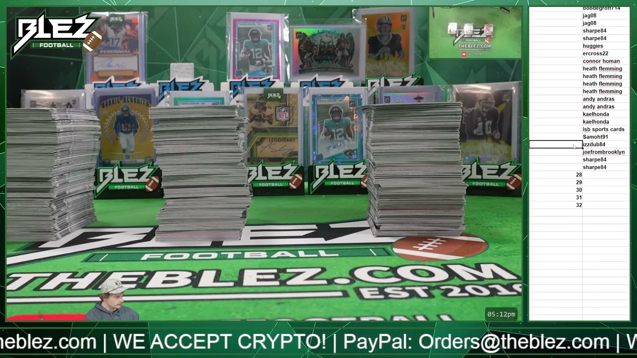 2025 Prizm FOTL PYC #02 3 box NFL Pick  YOur Color Break