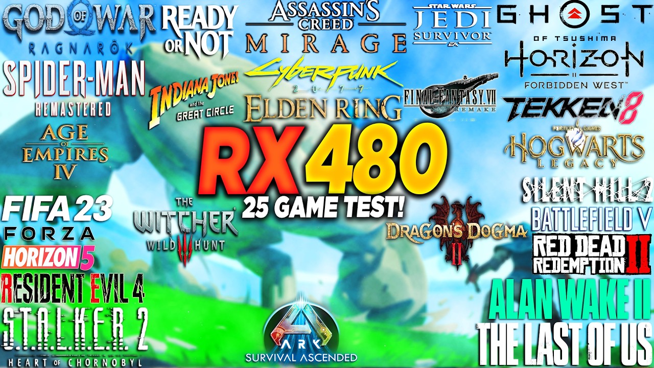 RX 480 Test in 25 Games in 2025