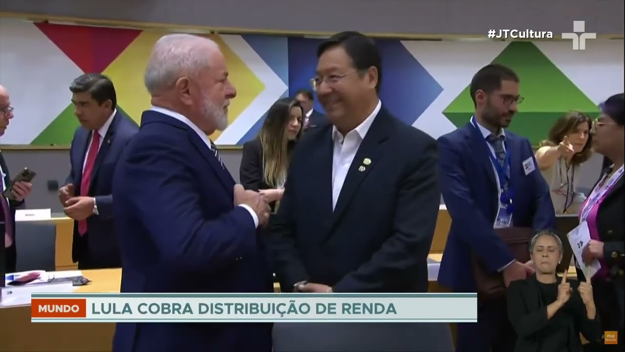 Em Bruxelas, Lula critica dinheiro gasto na Guerra da Ucrânia em detrimento dos países pobres