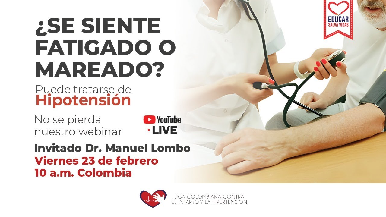 La hipotensión hay que prestarle la atención que merece.